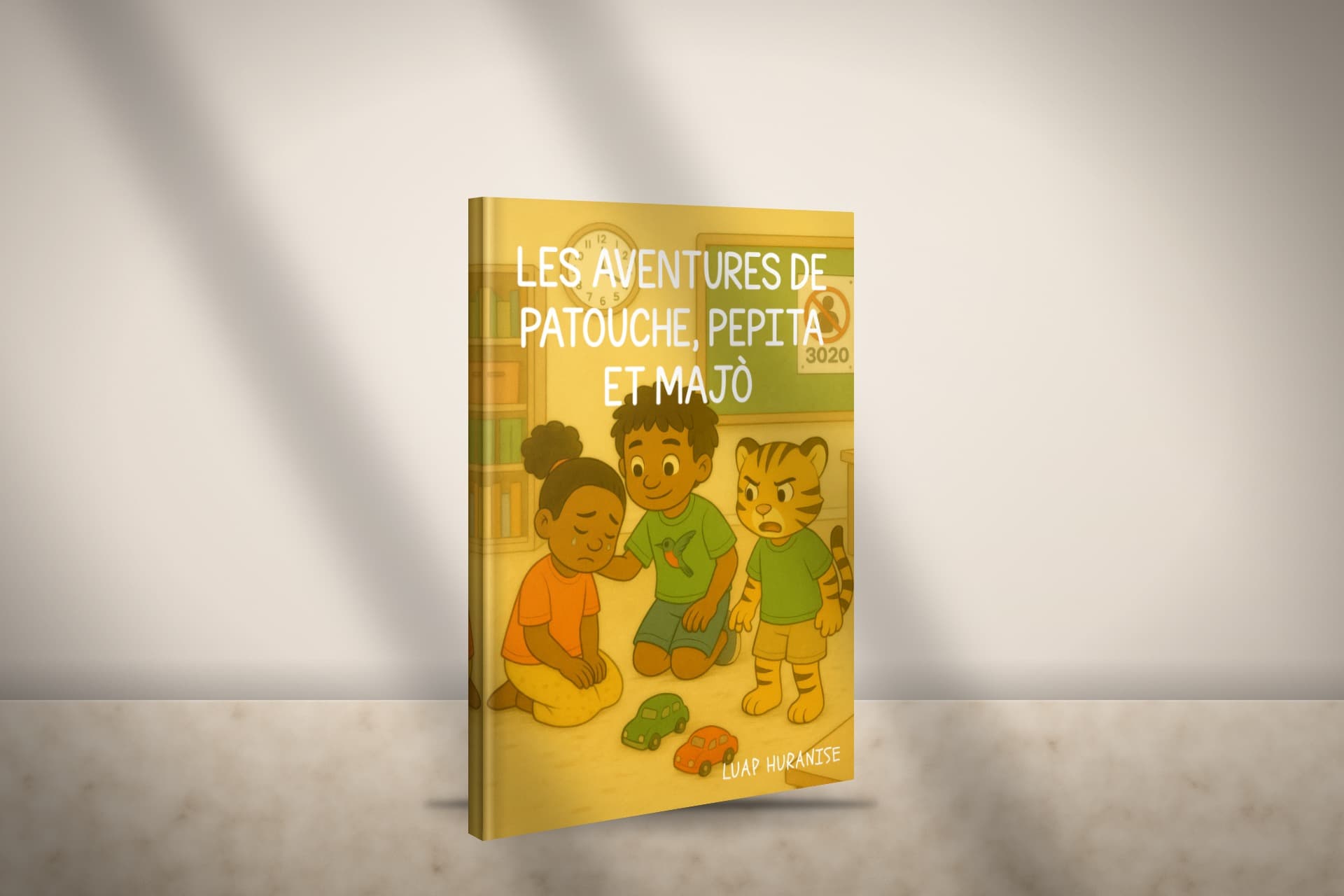 Couverture de conte et affiche pour Luap Huranise