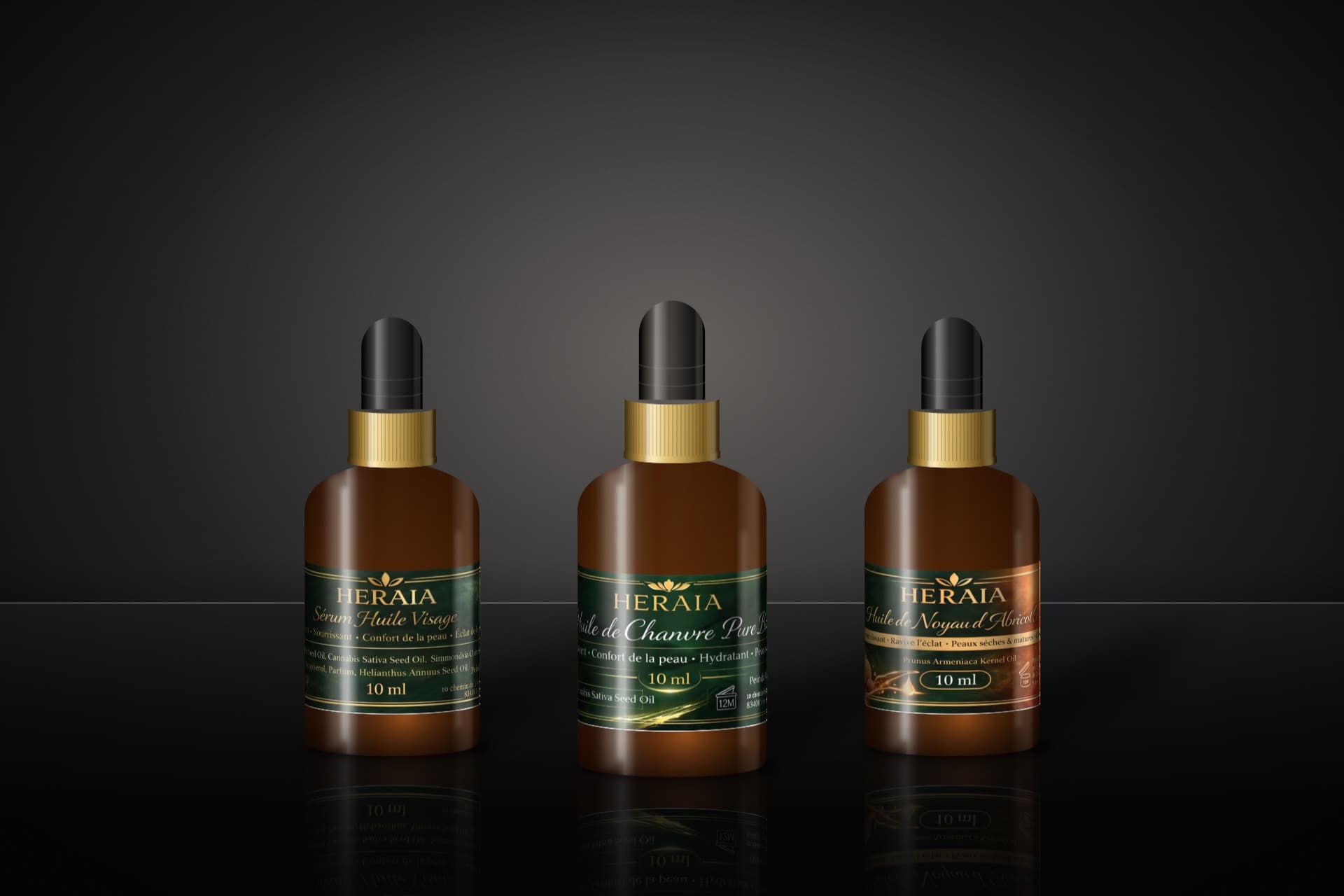 Étiquettes produits pour Heraïa