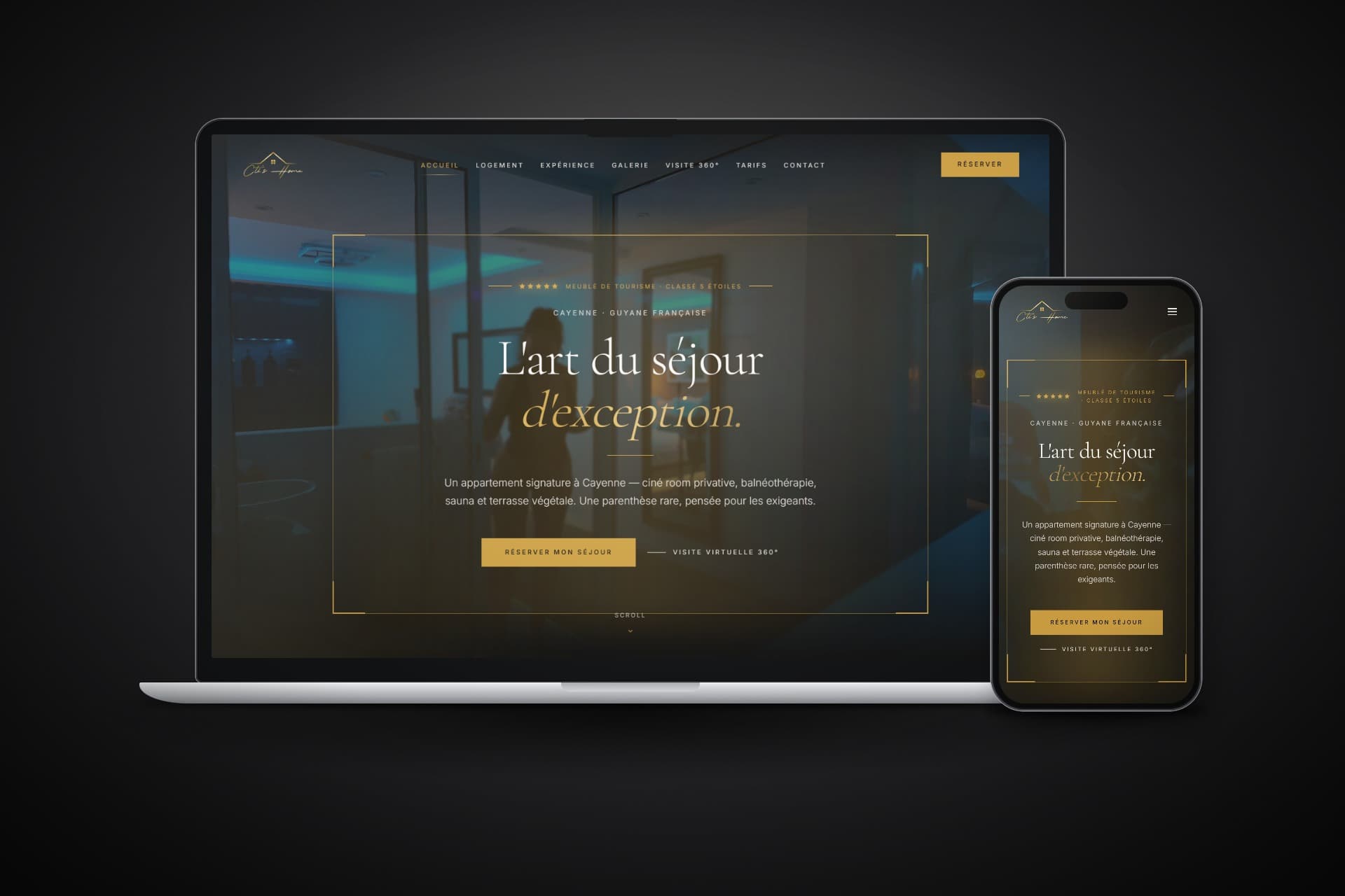 Site vitrine pour CTI'S Home