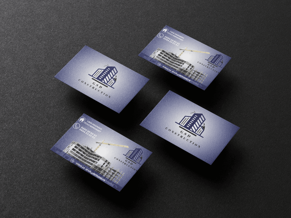 Carte de visite pour GsdConstruction