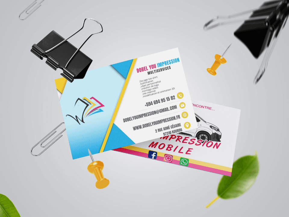 Carte de visite pour DobelYouImpression
