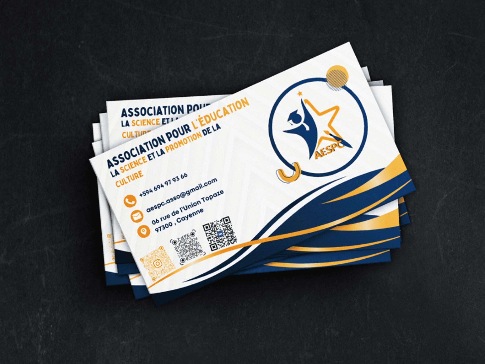 Carte de visite pour AESPC