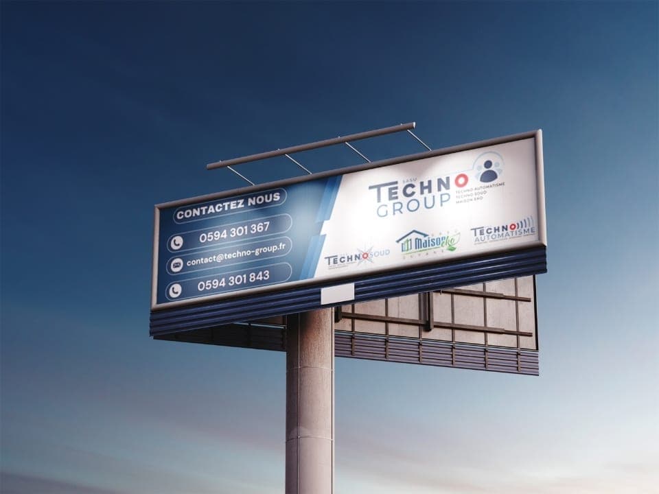 Panneaux publicitaires pour Techno Group