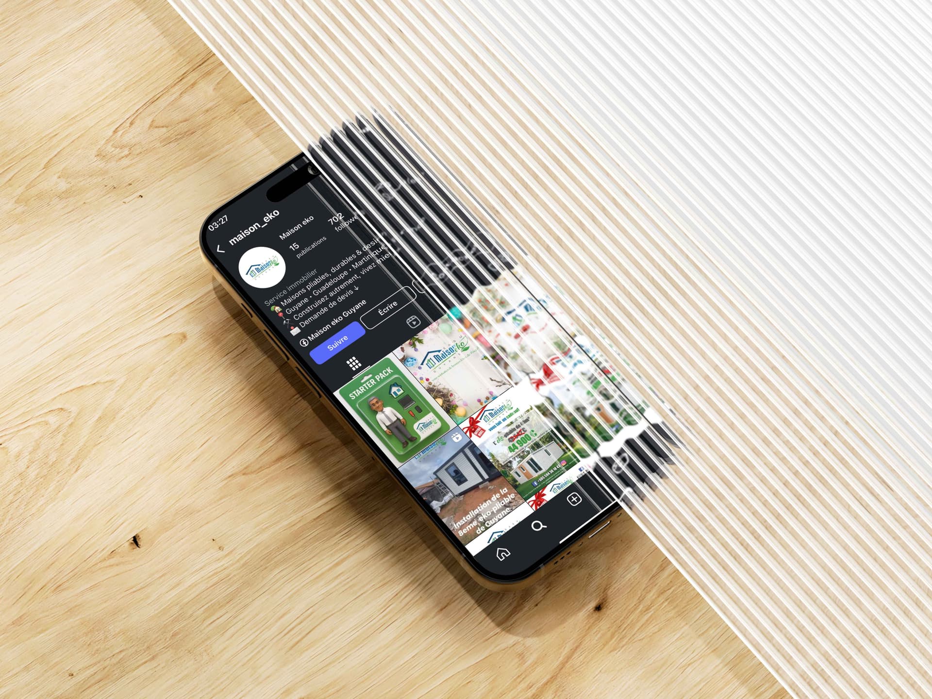 Social média pour Maison eko