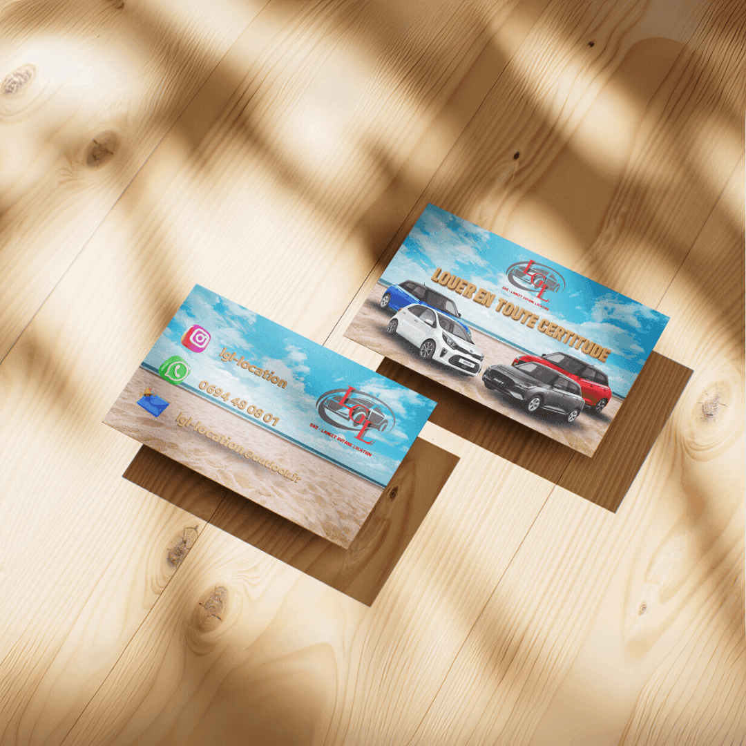 Carte de visite pour SAS LG LOCATION